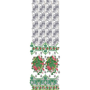 Border Daman Kurta Embroidery Design