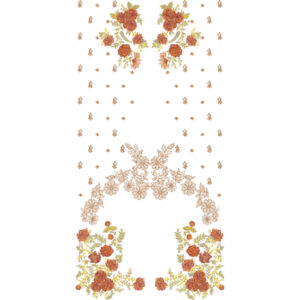 Beautiful Dress Embroidery Design