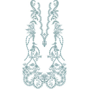 Simple Dress Embroidery Design