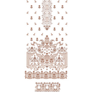 Beautiful Dress Embroidery Design