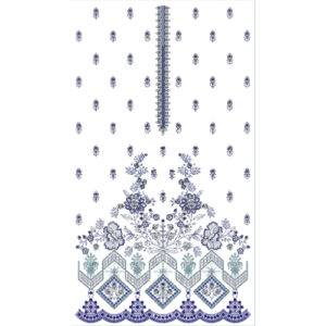 Flower Dress Embroidery Design