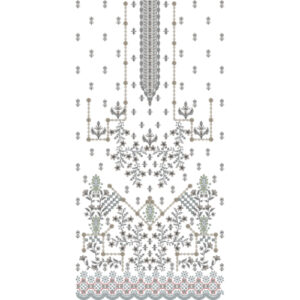 Flower Dress Embroidery Design