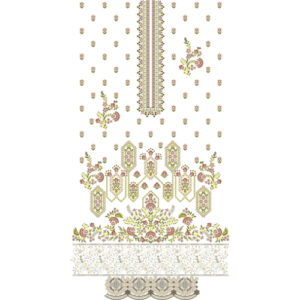 Unique dress Embroidery Design