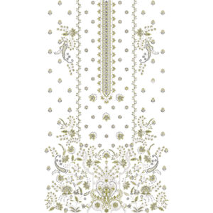 Flower Dress Embroidery Design