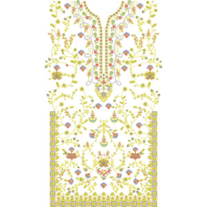 Simple Dress Embroidery Design