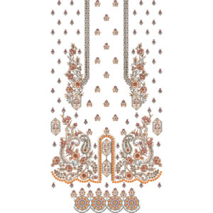 Unique dress Embroidery Design