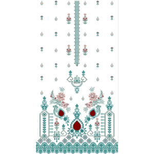 Simple Dress Embroidery Design