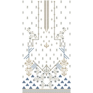 Flower Dress Embroidery Design