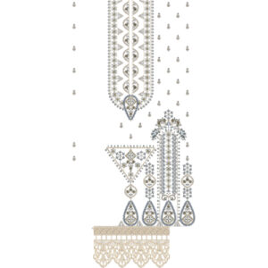 Flower Dress Embroidery Design