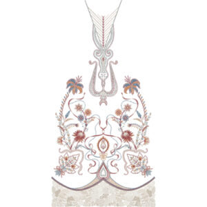 Beautiful Dress Embroidery Design
