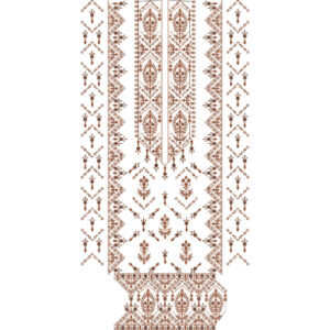 Flower Dress Embroidery Design