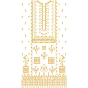 Flower Dress Embroidery Design