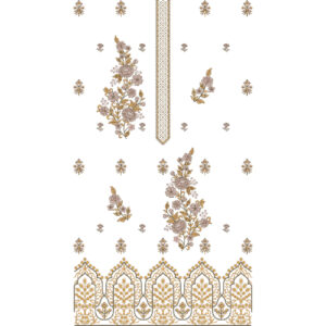 Unique dress Embroidery Design