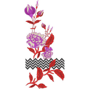 Flower Kurta Embroidery Design