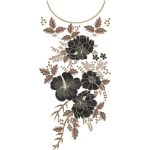 Unique Flower Embroidery Design