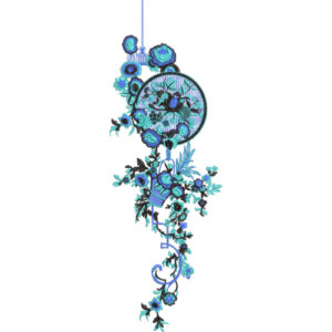 Delicate Flower Embroidery Design