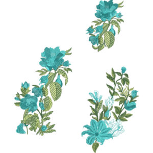 Unique Flower Embroidery Design