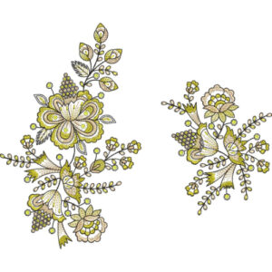 Delicate Flower Embroidery Design