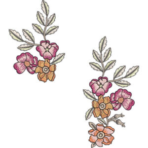 Simple Flower Embroidery Design