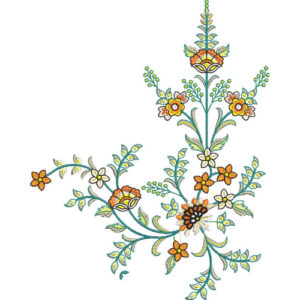 Unique Flower Embroidery Design