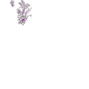 Motive Flower Embroidery Design