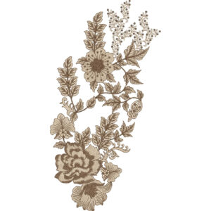 Delicate Flower Embroidery Design