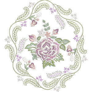 Delicate Flower Embroidery Design