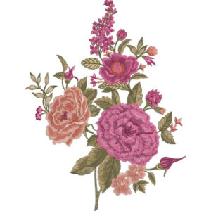 Simple Flower Embroidery Design