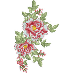 Unique Flower Embroidery Design