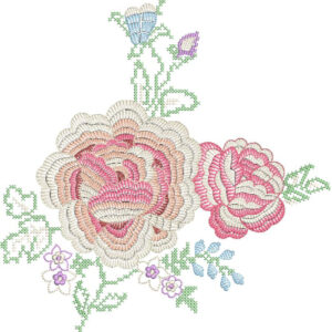 Flower Kurta Embroidery Design