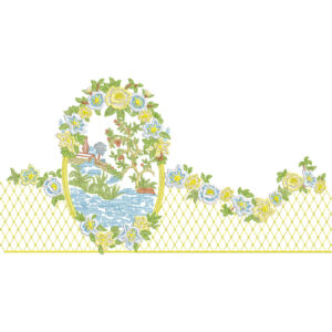 Simple Flower Embroidery Design