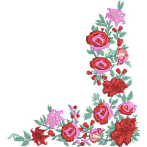 Unique Flower Embroidery Design
