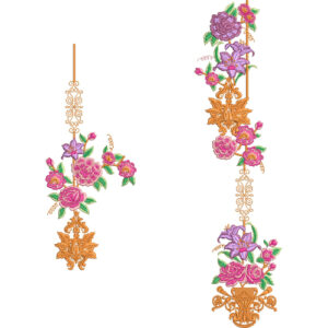 Delicate Flower Embroidery Design