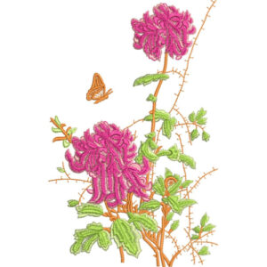 Beautiful Flower Embroidery Design