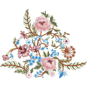 Unique Flower Embroidery Design