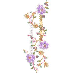 Delicate Flower Embroidery Design