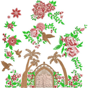 Flower Embroidery Design