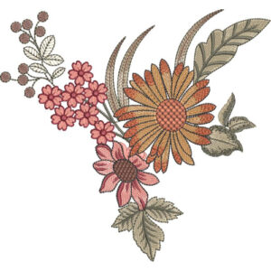 Beautiful Flower Embroidery Design