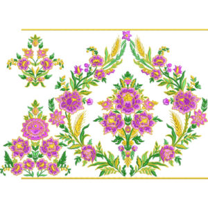 Delicate Flower Embroidery Design