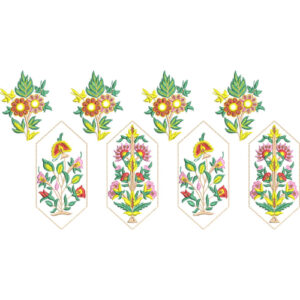 Unique Flower Embroidery Design