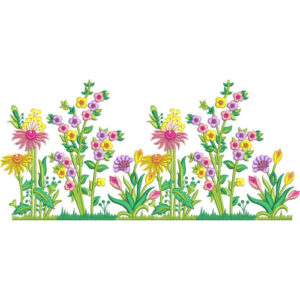 Flower Kurta Embroidery Design