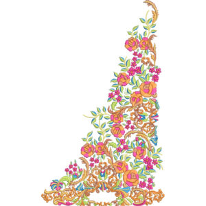 Delicate Flower Embroidery Design