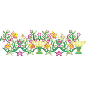 Simple Flower Embroidery Design