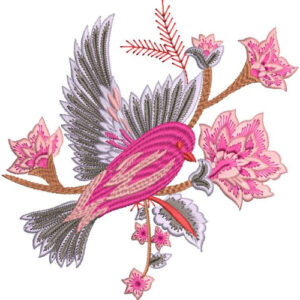 Flower Kurta Embroidery Design
