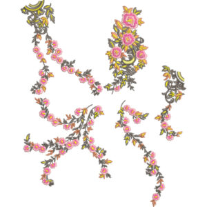 Delicate Flower Embroidery Design