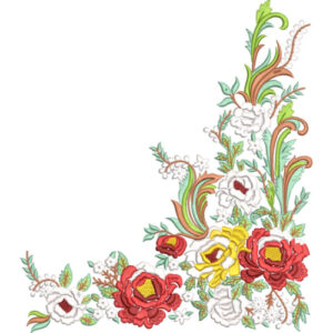 Simple Flower Embroidery Design
