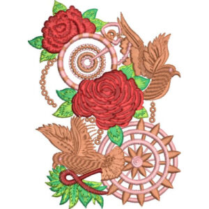 Beautiful Flower Embroidery Design