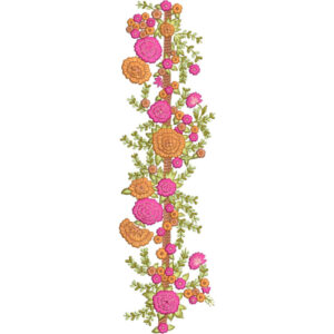 Simple Flower Embroidery Design