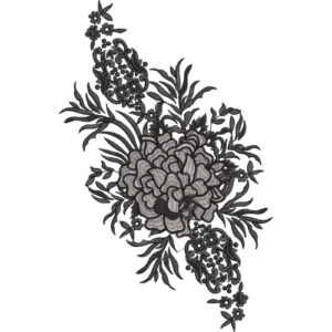 Unique Flower Embroidery Design