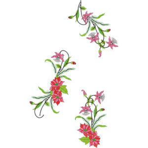 Unique Flower Embroidery Design